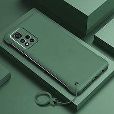 Custodia Plastica Rigida Cover Opaca YK5 per Xiaomi Mi 11i 5G (2022) Verde