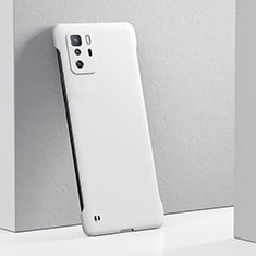 Custodia Plastica Rigida Cover Opaca YK5 per Xiaomi Redmi Note 10 Pro 5G Bianco