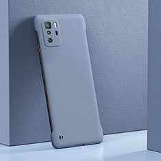 Custodia Plastica Rigida Cover Opaca YK5 per Xiaomi Redmi Note 10 Pro 5G Grigio Lavanda