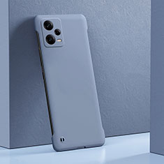 Custodia Plastica Rigida Cover Opaca YK5 per Xiaomi Redmi Note 12 Explorer Grigio Lavanda