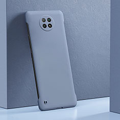 Custodia Plastica Rigida Cover Opaca YK5 per Xiaomi Redmi Note 9T 5G Grigio Lavanda