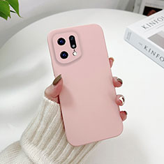 Custodia Plastica Rigida Cover Opaca YK6 per Oppo Find X5 Pro 5G Rosa