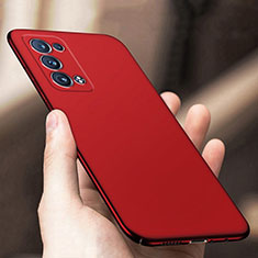 Custodia Plastica Rigida Cover Opaca YK7 per Oppo Reno6 Pro 5G Rosso