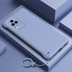 Custodia Plastica Rigida Cover Opaca YK8 per Xiaomi Poco F4 5G Grigio Lavanda