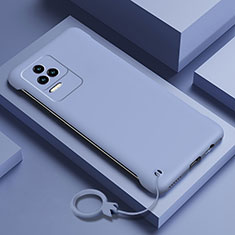 Custodia Plastica Rigida Cover Opaca YK8 per Xiaomi Redmi K40S 5G Grigio Lavanda