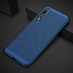 Custodia Plastica Rigida Cover Perforato M01 per Huawei P20 Pro Blu