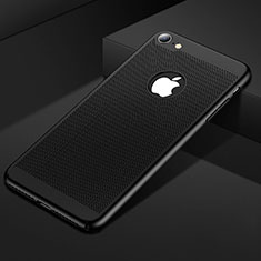 Custodia Plastica Rigida Cover Perforato per Apple iPhone SE (2020) Nero