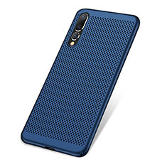 Custodia Plastica Rigida Cover Perforato per Huawei P20 Pro Blu