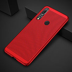 Custodia Plastica Rigida Cover Perforato per Huawei P30 Lite XL Rosso