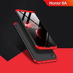 Custodia Plastica Rigida Opaca Fronte e Retro 360 Gradi Q01 per Huawei Honor 8A Nero