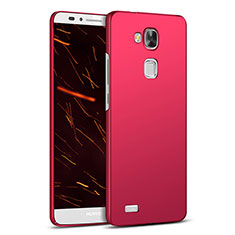 Custodia Plastica Rigida Opaca M03 per Huawei Mate 7 Rosso