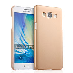 Custodia Plastica Rigida Opaca per Samsung Galaxy A5 Duos SM-500F Oro