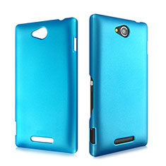 Custodia Plastica Rigida Opaca per Sony Xperia C S39h Cielo Blu