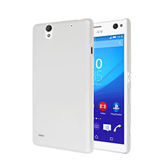 Custodia Plastica Rigida Opaca per Sony Xperia C4 Bianco