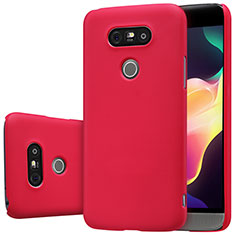 Custodia Plastica Rigida Opaca R01 per LG G5 Rosso