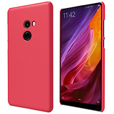 Custodia Plastica Rigida Perforato per Xiaomi Mi Mix 2 Rosso