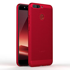 Custodia Plastica Rigida Perforato W01 per Huawei Honor V9 Rosso