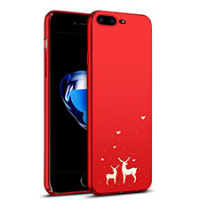 Custodia Plastica Rigida Renna per Apple iPhone 8 Plus Rosso