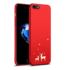 Custodia Plastica Rigida Renna per Apple iPhone SE (2020) Rosso