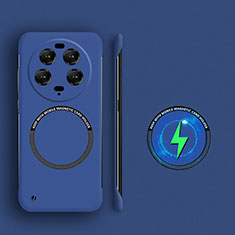 Custodia Plastica Rigida Senza Cornice Cover Opaca con Mag-Safe Magnetic per Xiaomi Mi 13 Ultra 5G Blu