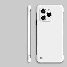 Custodia Plastica Rigida Senza Cornice Cover Opaca P01 per Huawei Honor 60 SE 5G Bianco