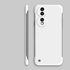 Custodia Plastica Rigida Senza Cornice Cover Opaca P01 per Huawei Honor 70 5G Bianco