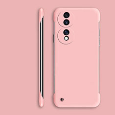 Custodia Plastica Rigida Senza Cornice Cover Opaca P01 per Huawei Honor 70 5G Oro Rosa