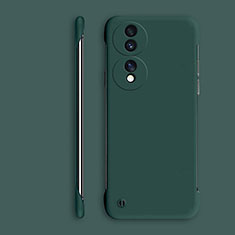 Custodia Plastica Rigida Senza Cornice Cover Opaca P01 per Huawei Honor 70 5G Verde