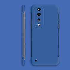 Custodia Plastica Rigida Senza Cornice Cover Opaca P01 per Huawei Honor 70 Pro 5G Blu