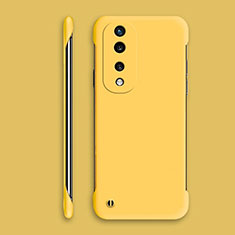 Custodia Plastica Rigida Senza Cornice Cover Opaca P01 per Huawei Honor 70 Pro 5G Giallo