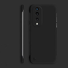 Custodia Plastica Rigida Senza Cornice Cover Opaca P01 per Huawei Honor 70 Pro 5G Nero