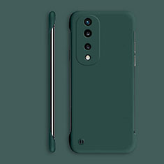 Custodia Plastica Rigida Senza Cornice Cover Opaca P01 per Huawei Honor 70 Pro 5G Verde Notte