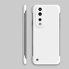 Custodia Plastica Rigida Senza Cornice Cover Opaca P01 per Huawei Honor 70 Pro+ Plus 5G Bianco