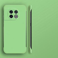 Custodia Plastica Rigida Senza Cornice Cover Opaca P01 per OnePlus 11 5G Verde Pastello