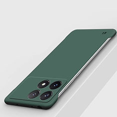 Custodia Plastica Rigida Senza Cornice Cover Opaca P01 per Xiaomi Redmi K70 Pro 5G Verde Notte