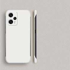 Custodia Plastica Rigida Senza Cornice Cover Opaca P01 per Xiaomi Redmi Note 12 Turbo 5G Bianco