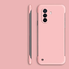 Custodia Plastica Rigida Senza Cornice Cover Opaca per Huawei Enjoy 50 Rosa