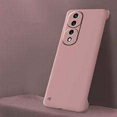 Custodia Plastica Rigida Senza Cornice Cover Opaca per Huawei Honor 70 Pro 5G Rosa