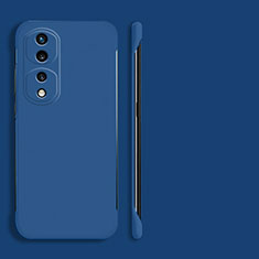 Custodia Plastica Rigida Senza Cornice Cover Opaca per Huawei Honor 80 Pro 5G Blu