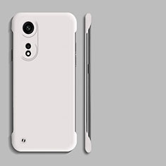 Custodia Plastica Rigida Senza Cornice Cover Opaca per Huawei Honor X5 Plus Bianco