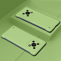 Custodia Plastica Rigida Senza Cornice Cover Opaca per Huawei Honor X9 5G Verde Pastello