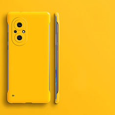 Custodia Plastica Rigida Senza Cornice Cover Opaca per Huawei Nova 9 SE Giallo