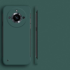 Custodia Plastica Rigida Senza Cornice Cover Opaca per Realme 11 Pro 5G Verde Notte