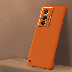 Custodia Plastica Rigida Senza Cornice Cover Opaca per Vivo X70 5G Arancione