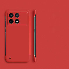 Custodia Plastica Rigida Senza Cornice Cover Opaca per Xiaomi Redmi K70E 5G Rosso