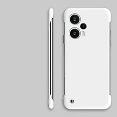 Custodia Plastica Rigida Senza Cornice Cover Opaca per Xiaomi Redmi Note 12 Turbo 5G Bianco