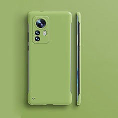 Custodia Plastica Rigida Senza Cornice Cover Opaca per Xiaomi Redmi Note 12S Verde Pastello