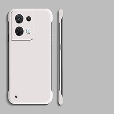 Custodia Plastica Rigida Senza Cornice Cover Opaca per Xiaomi Redmi Note 13 5G Bianco