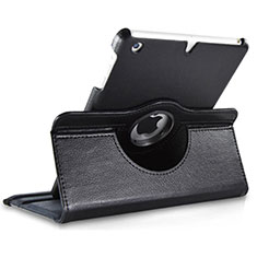 Custodia Portafoglio In Pelle con Supporto Girevole per Apple iPad Mini Nero