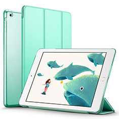 Custodia Portafoglio In Pelle con Supporto L01 per Apple iPad Air Verde